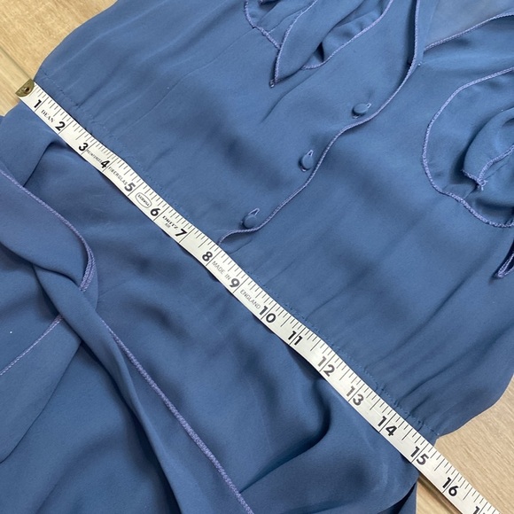 Vintage Miss‎ Ashlee Sheer Midi Dress Romantic Twee - Picture 12 of 13